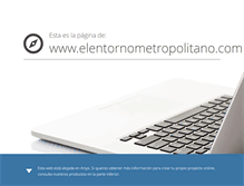 Tablet Screenshot of elentornometropolitano.com